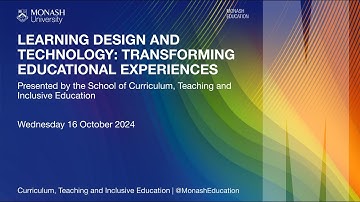 Learning Design and Technology: Transforming educational experiences