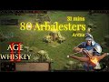 AOE2 ARENA | Ethiopians | 31 Mins - 80 Arbalesters + 4 Bombard Canons