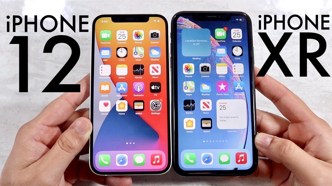 iPhone 12 Vs iPhone XR! (Comparison) (Review) - YouTube