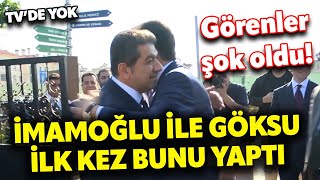 Tevfik Göksu ile Ekrem İmamoğlu ilk kez bunu yaptı! Görenler şok oldu