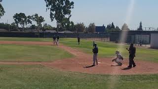 Conner Hatz, C, Irvine Valley College scrimmage against Cerritos college