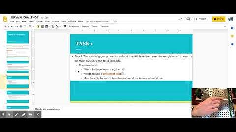 Survival Challenge Task 1