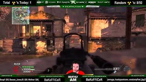 MW2: Random Class Nuke #9 || Hardline MG4 on Rundown TDM