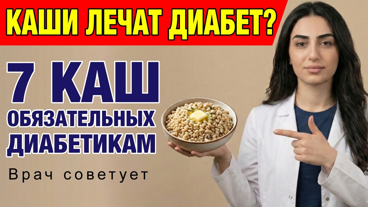 Эти 7 КОПЕЕЧНЫХ круп спасут от инсулинорезистентности!