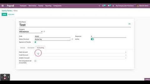 Odoo Payroll Module Salary Rules