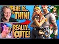 Tfue & Streamers React to the *NEW* "Thin" Aura & Guild Skin! (Small Hitbox) - Fortnite Moments