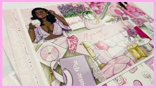 Plan with Me | Like A Rose | Pink Diamond Planner Co | Another Talk Through | Who is She?!