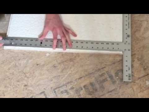 Cutting Ceiling Tile Youtube