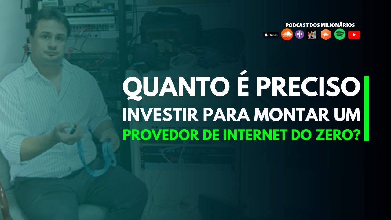 Qual É O Custo Para Montar Um Provedor De Internet?