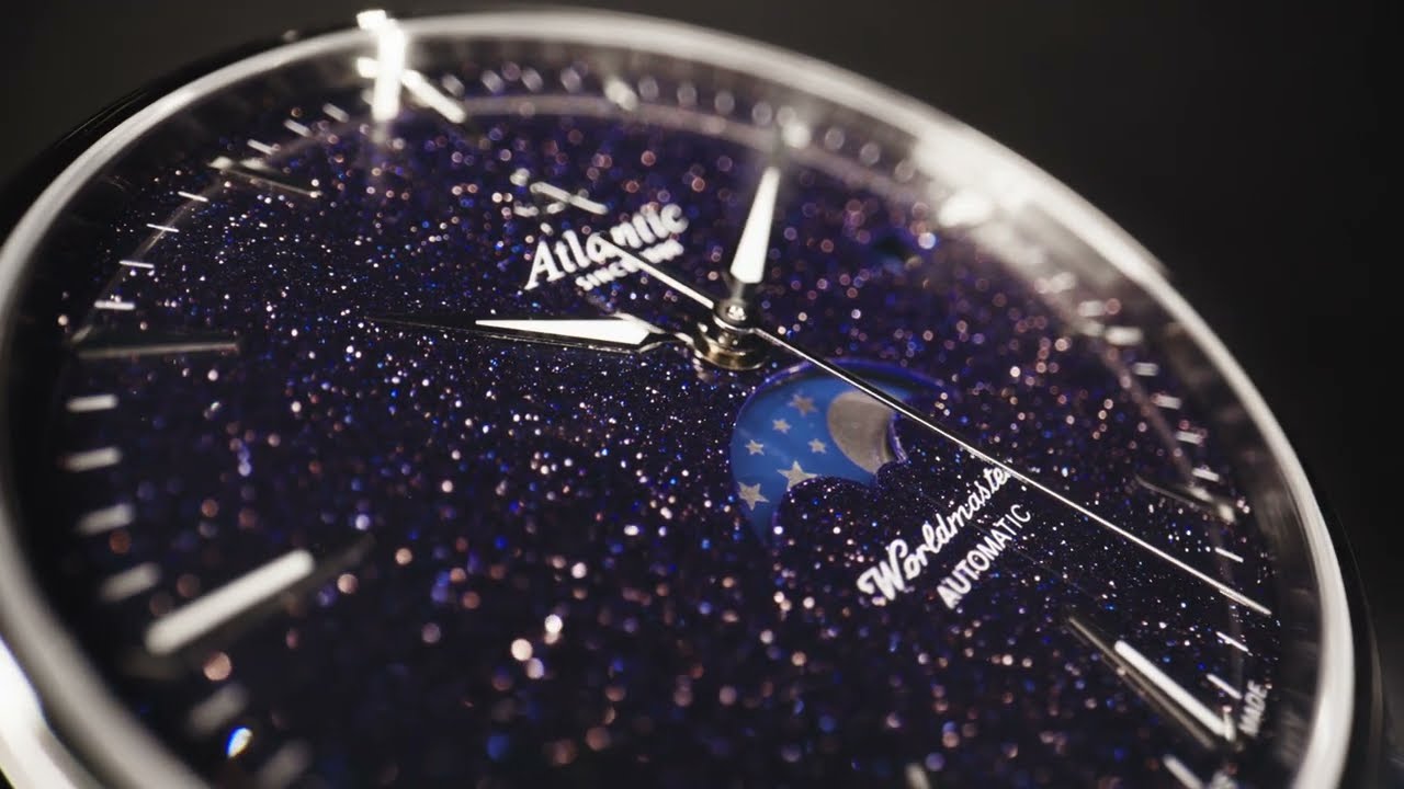 Atlantic Worldmaster Nightsky Automatic Moonphase | Blue 