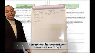 Grade 4 English Week 19 Day 2 - Free Homeschooling Video