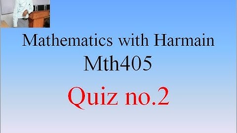 #mth405 #quiz2 Mth405 most repeated quiz 2 with correct solution