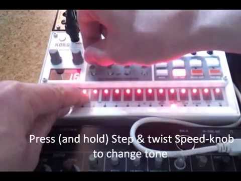 korg volca sample step editing mode
