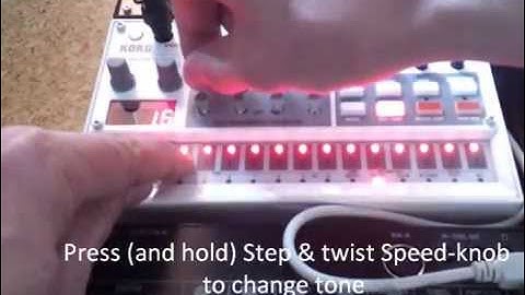 korg volca sample step editing mode