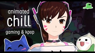 D.Va's bedroom  lofi animated chill