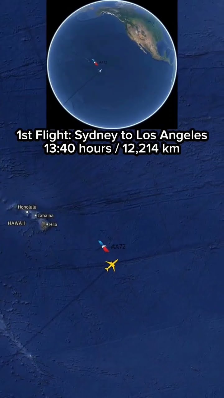 The Journey Of More Than 20 Hours Between Australia And The American The Journey Of More Than 20 Hours Between Australia And The American