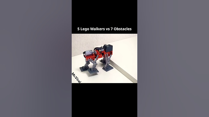 5 lego walkers vs 7 Obstacles