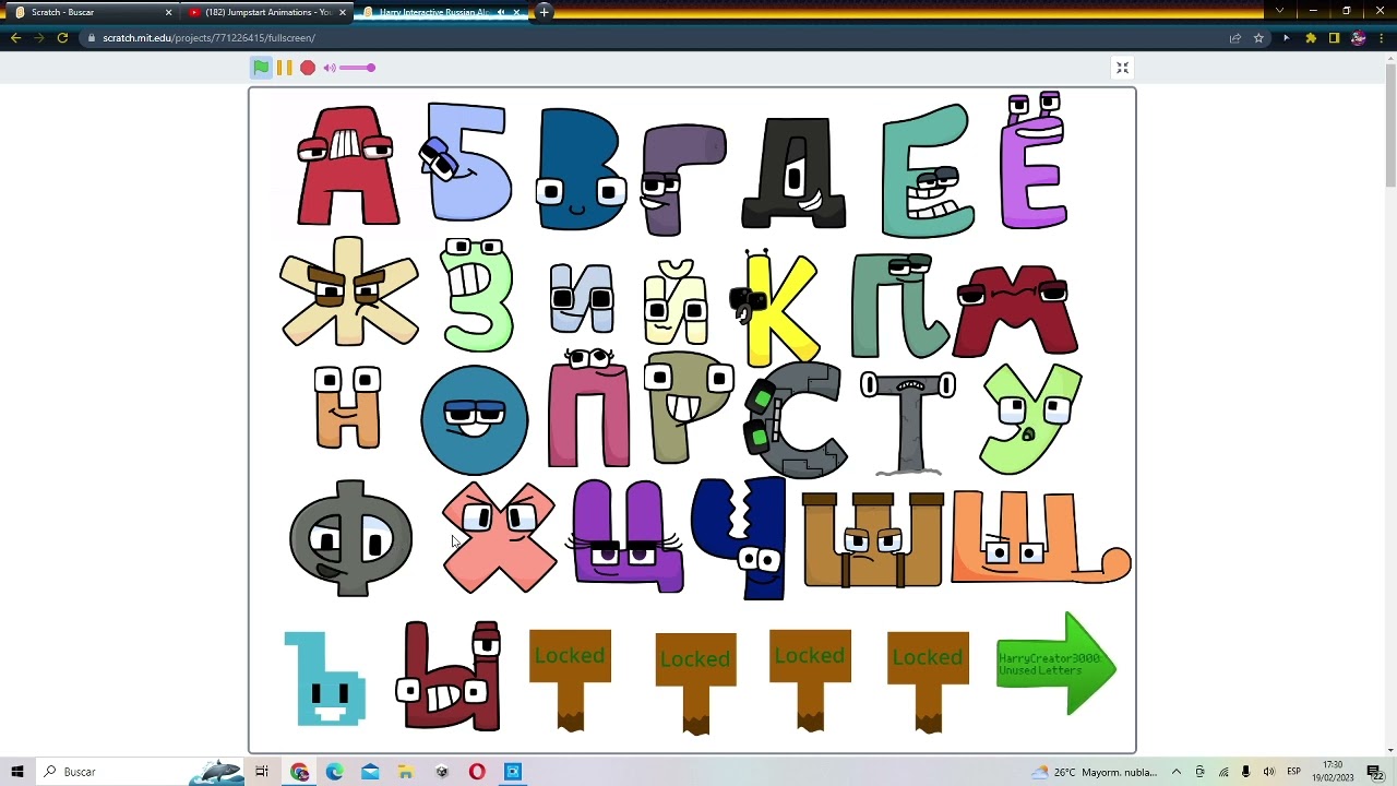 Harry Interactive Russian Alphabet Lore Reloaded (V1.10) - TurboWarp