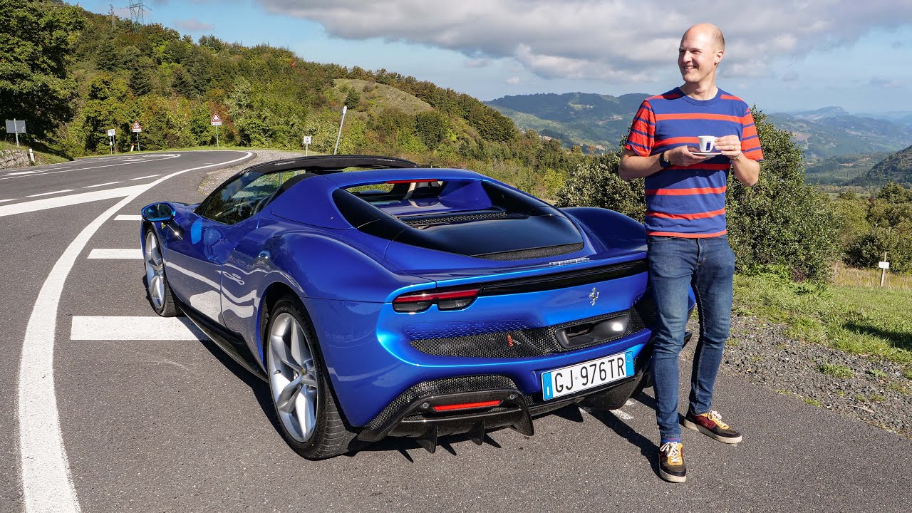 Getting An Espresso In The NEW Ferrari 296 GTS!