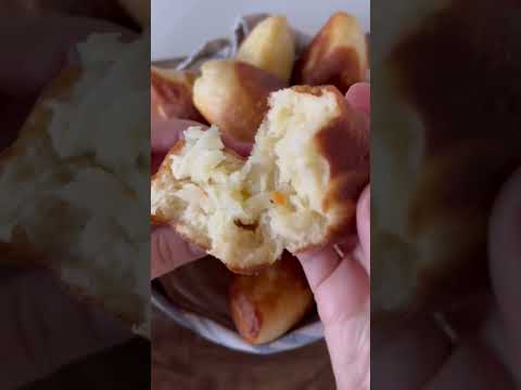 Piroshki with sour cabbage and potato full recipe to follow please subscribe for more