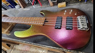 GL 5 String Bass Guitar Body Gets A New Drake Custom Neck