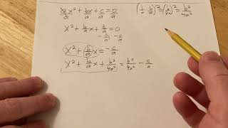 How to Derive the Quadratic Formula