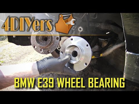 DIY: BMW E39 Front Wheel Bearing Replacement