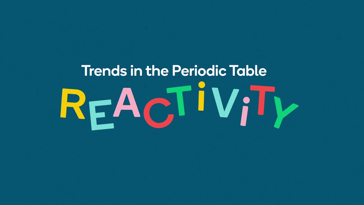 Trends In The Periodic Table — Reactivity!