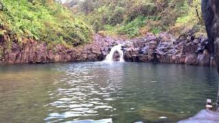 Haipua'ena Falls (4K 60fps nature sound)