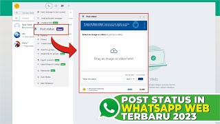 TERBARU!!! CARA BUAT STORY DI WHATSAPP WEB