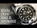 Reseña Orient Mako XL FEM75001BR Reloj Automático de Buceo Japonés en Español