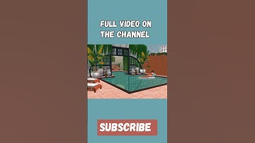 The sims 4 tutorial / idea for pool / #shorts