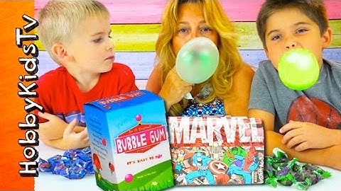 Make Your Own Bubblegum with HobbyMema and the HobbyKids