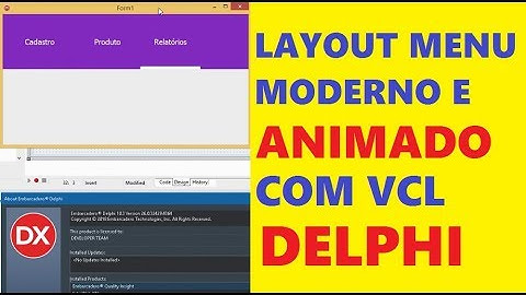 Delphi Tips #03 - Animação Vcl Interface menu Delphi prático
