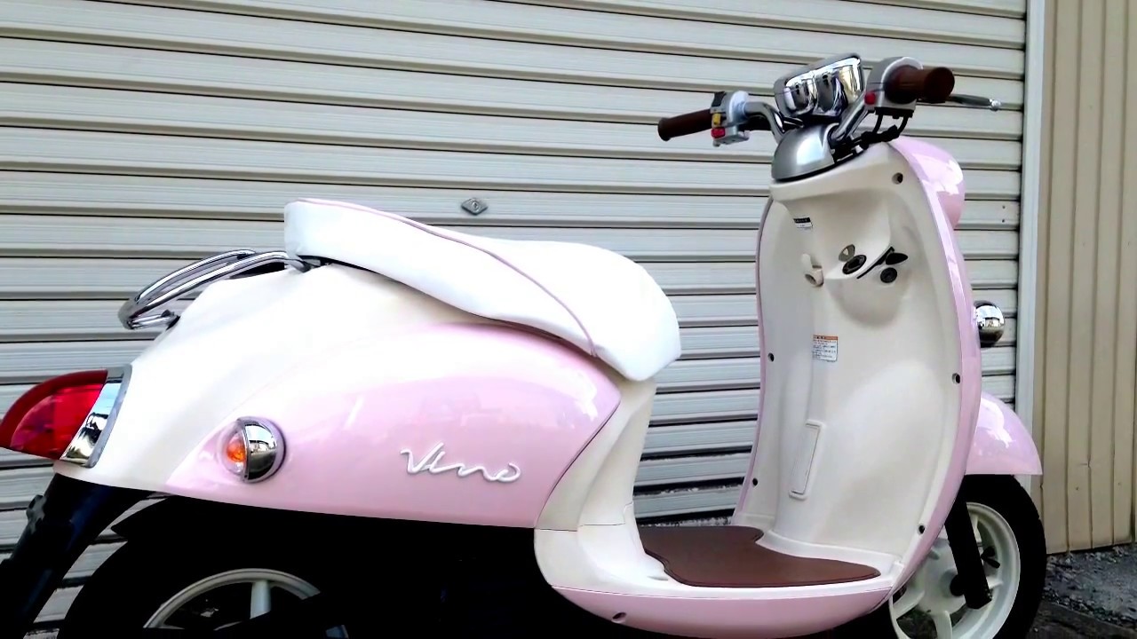 YAMAHA　Vino　ヤマハ　ビーノ　ピンク 2014年もレトロポップなカワイイVino - ヤマハ バイク ブログ｜ヤマハ