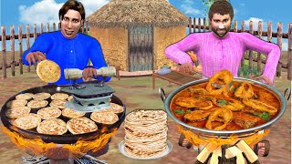 Paratha Fish Curry Do Lalchi Bhai Cooking Street Food Hindi Kahani Moral Stories Hindi Comedy Video