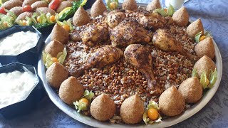 Quzi libanesisches Reisgericht [das Königliches Kombi-Rezept]