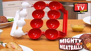 Mighty Meatballs As Seen On TV Commercial Buy Mighty Meatballs As Seen On TV Stuffed Meatball Maker