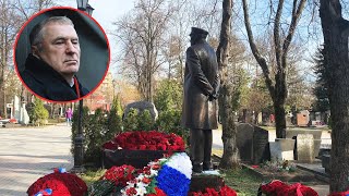 Памятник Владимиру Жириновскому на Новодевичьем