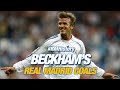 David Beckham, all Real Madrid goals!