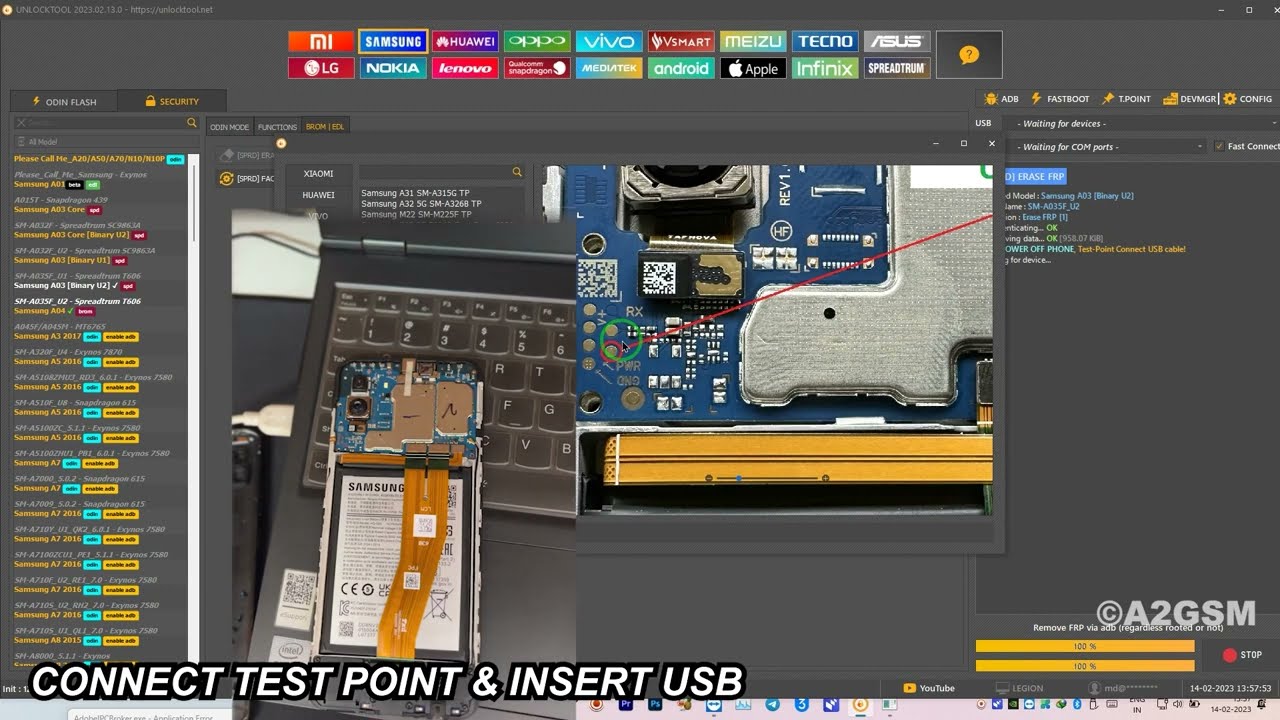 Samsung A03 (A035F) FRP Bypass 2023 New Method | A03 Spreadtrum Reset