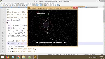 Happy Raksha Bandhan C Graphics Program |  By Pankaj Panjwani