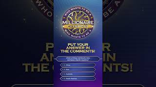 🌊 Geography challenge!🌊 | Who Wants To Be A Millionaire