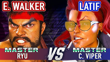 SF6 ▰ ENDING WALKER (Ryu) vs LATIF (C. Viper) ▰ Street Fighter 6 High Level Gameplay
