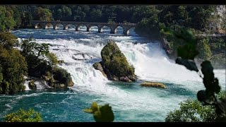 Goldwaschen beim Rheinfall