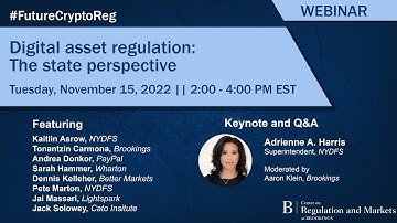 Digital asset regulation: The state perspective