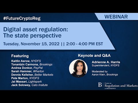 Digital asset regulation: The state perspective