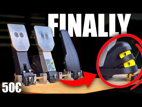 HOW TO BUILD Premium LOAD CELL sim racing Pedals | Fully 3D printable