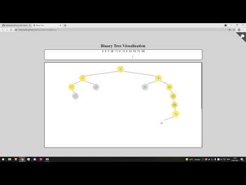 Binary Tree Visualization