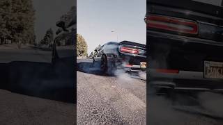 Epic Hellcat Burnout Race Off 1 Shot💥 See Results‼️ #Shorts #Cars